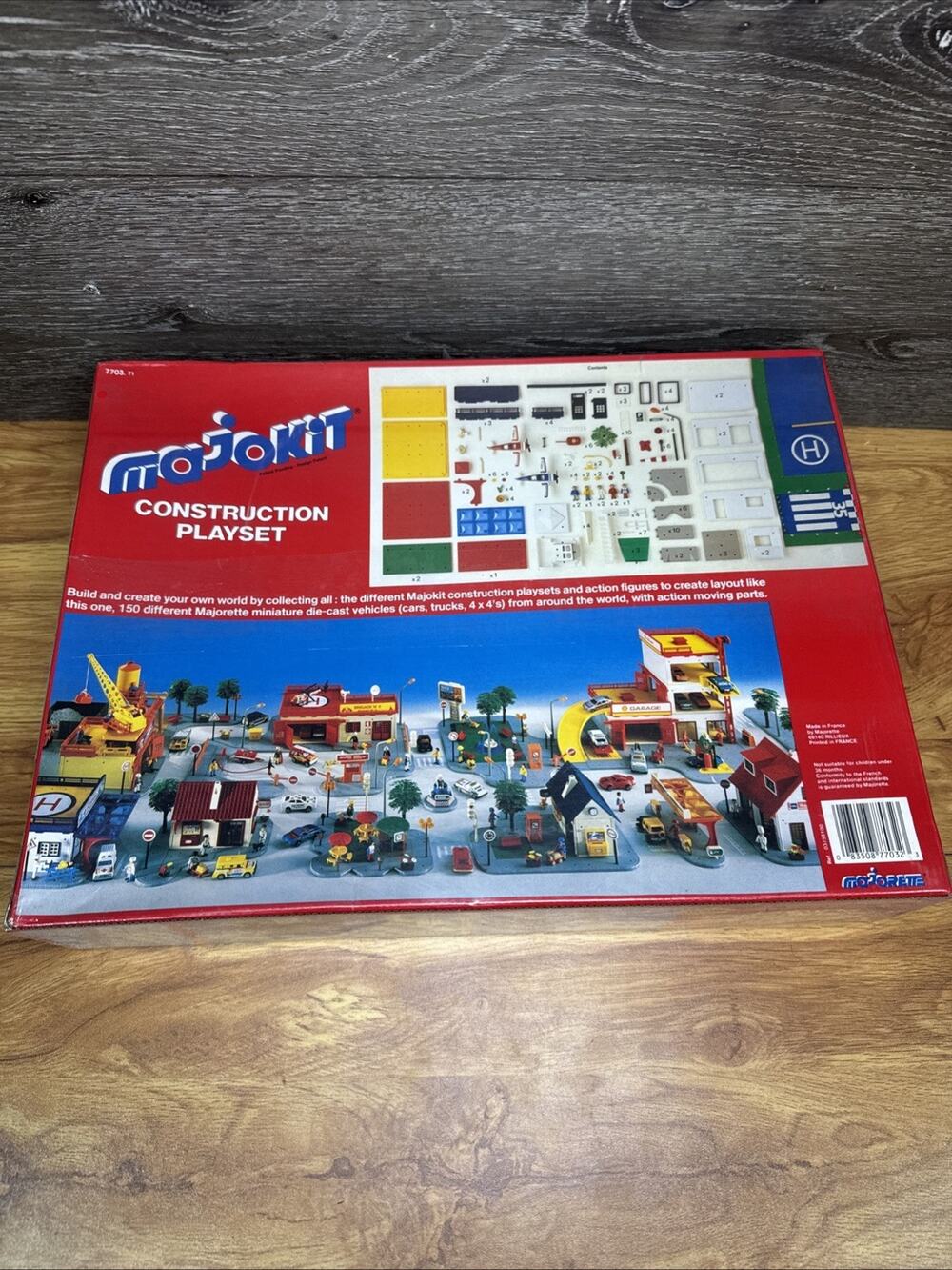 Majorette Majokit France Construction Playset Airport– 200 Pieces New
